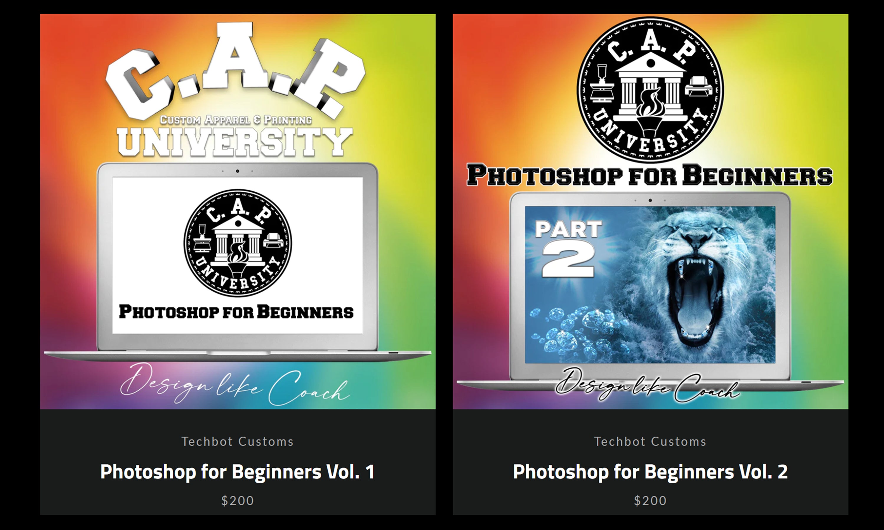 PHOTOSHOP FOR BEGINNERS VOL 1 & 2