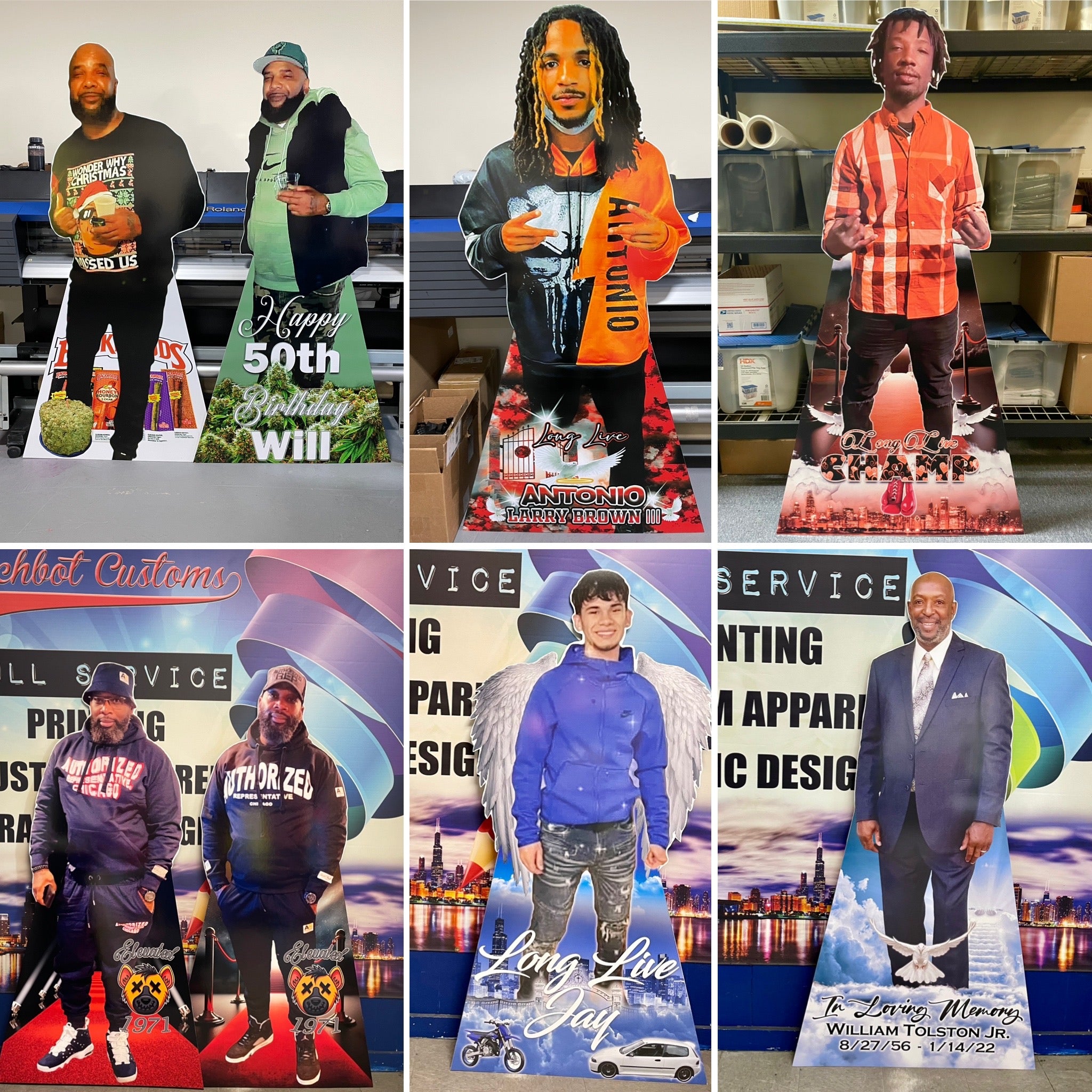 WHOLESALE LIFESIZE CUTOUTS (LOCAL PICK UP ONLY)