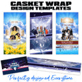 CASKET WRAP DESIGN TEMPLATES