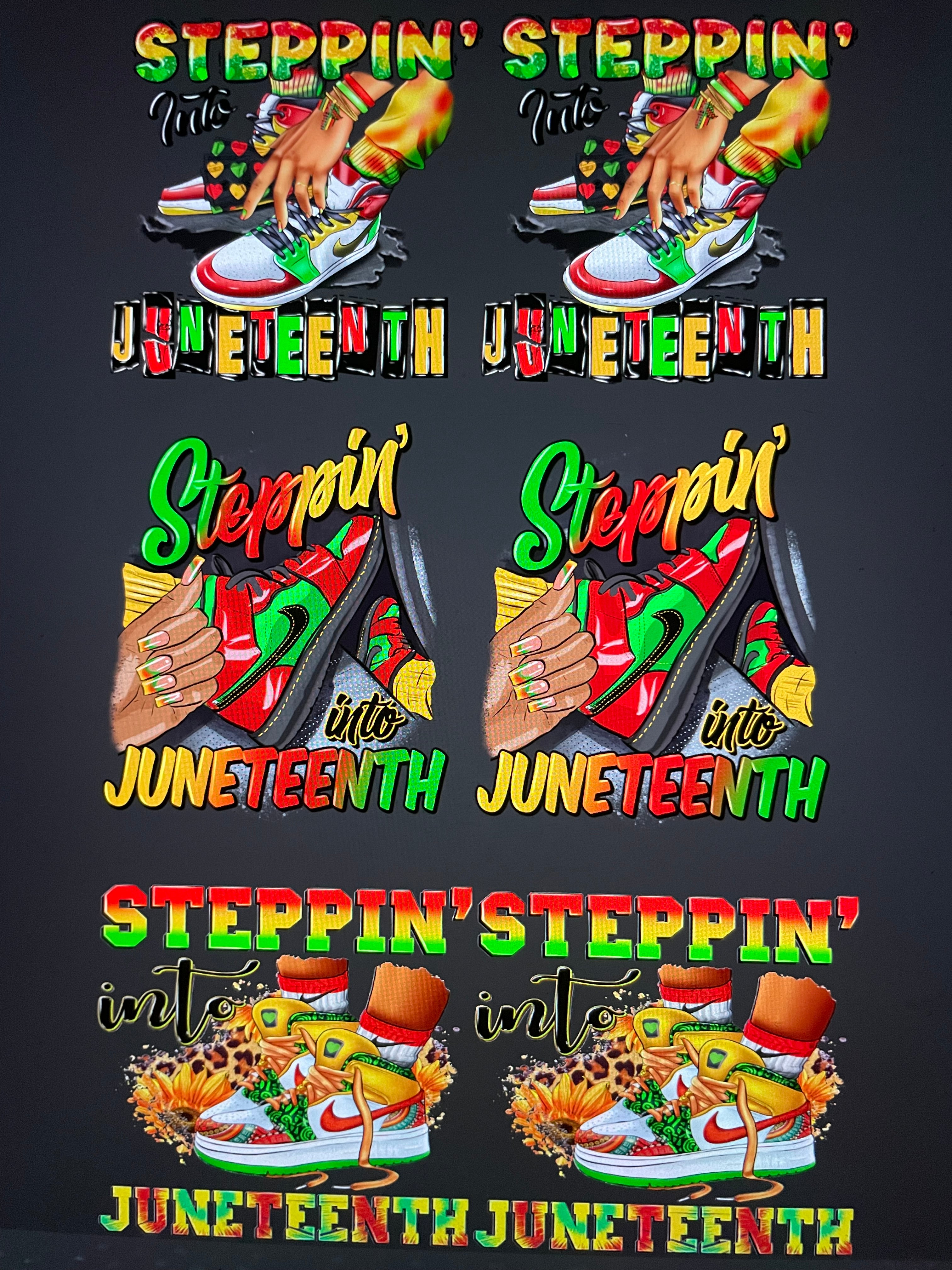 CottonSubsDTF Black/Juneteenth Gangsheets