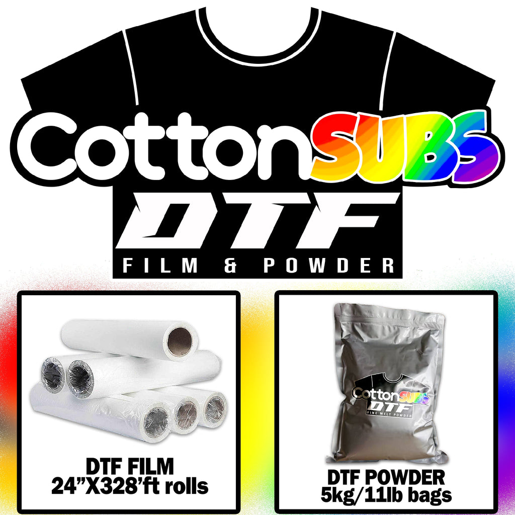 WHOLESALE CottonSubsDTF Film & Powder
