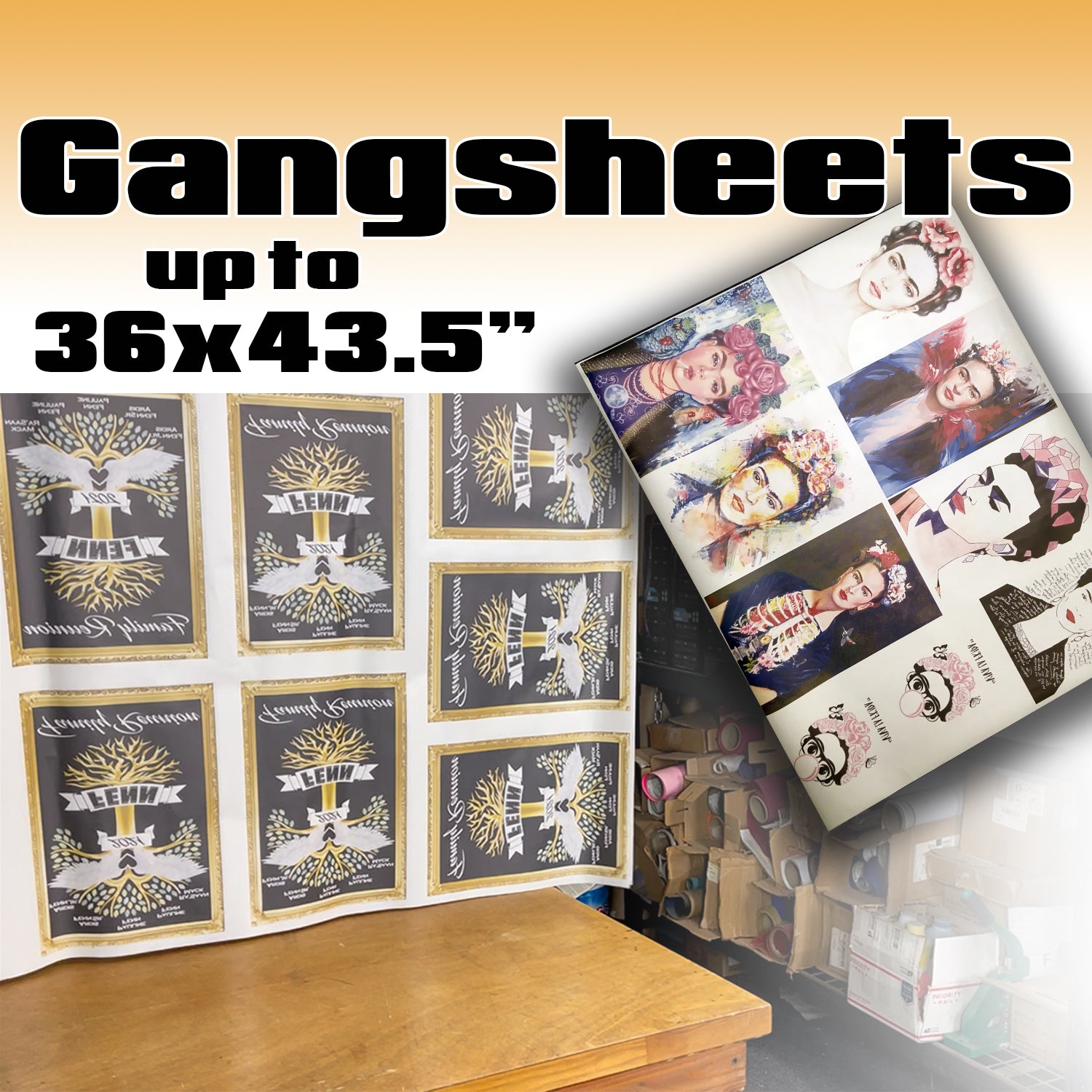 SUBLIMATION PRINTOUTS (All-Overs / Gangsheets)