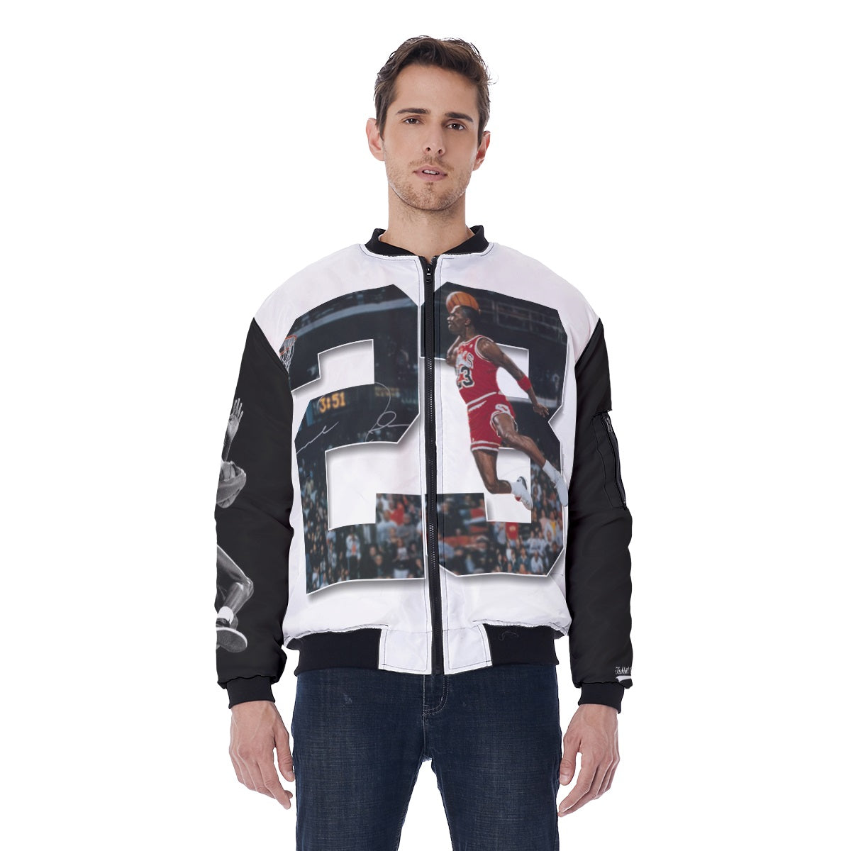 Wholesale All Over Bomber Jacket