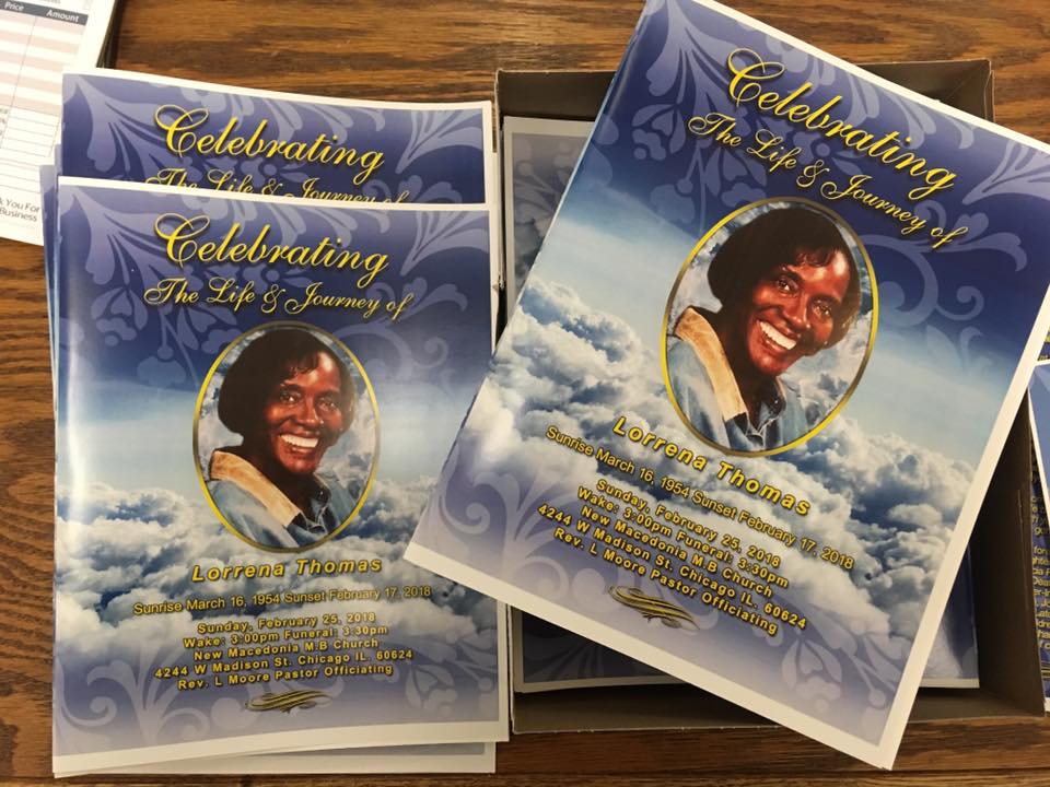 WHOLESALE OBITUARIES / Funeral Programs