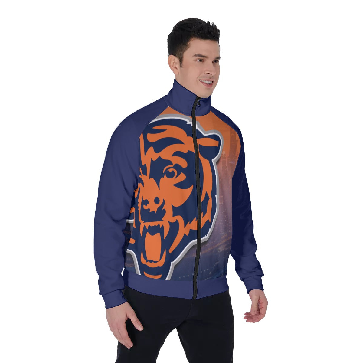 Wholesale All Over Track Jacket (Stand Up Collar)