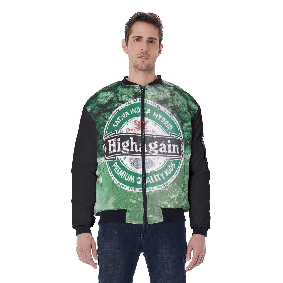 Wholesale All Over Bomber Jacket