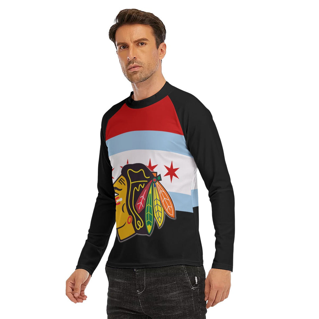Wholesale All Over Ragland Long Sleeve