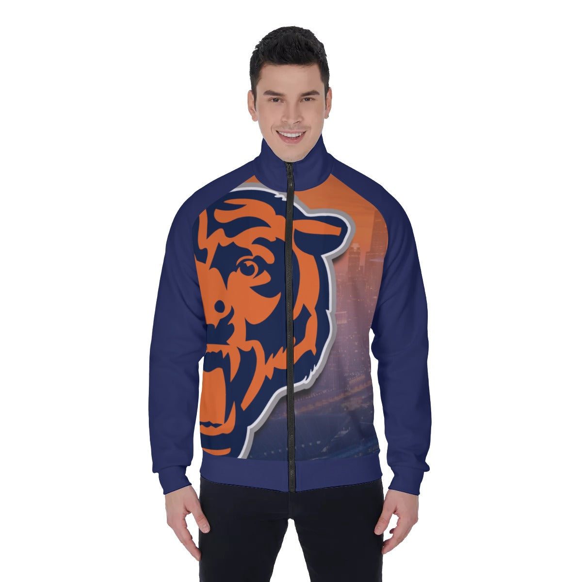 Wholesale All Over Track Jacket (Stand Up Collar)