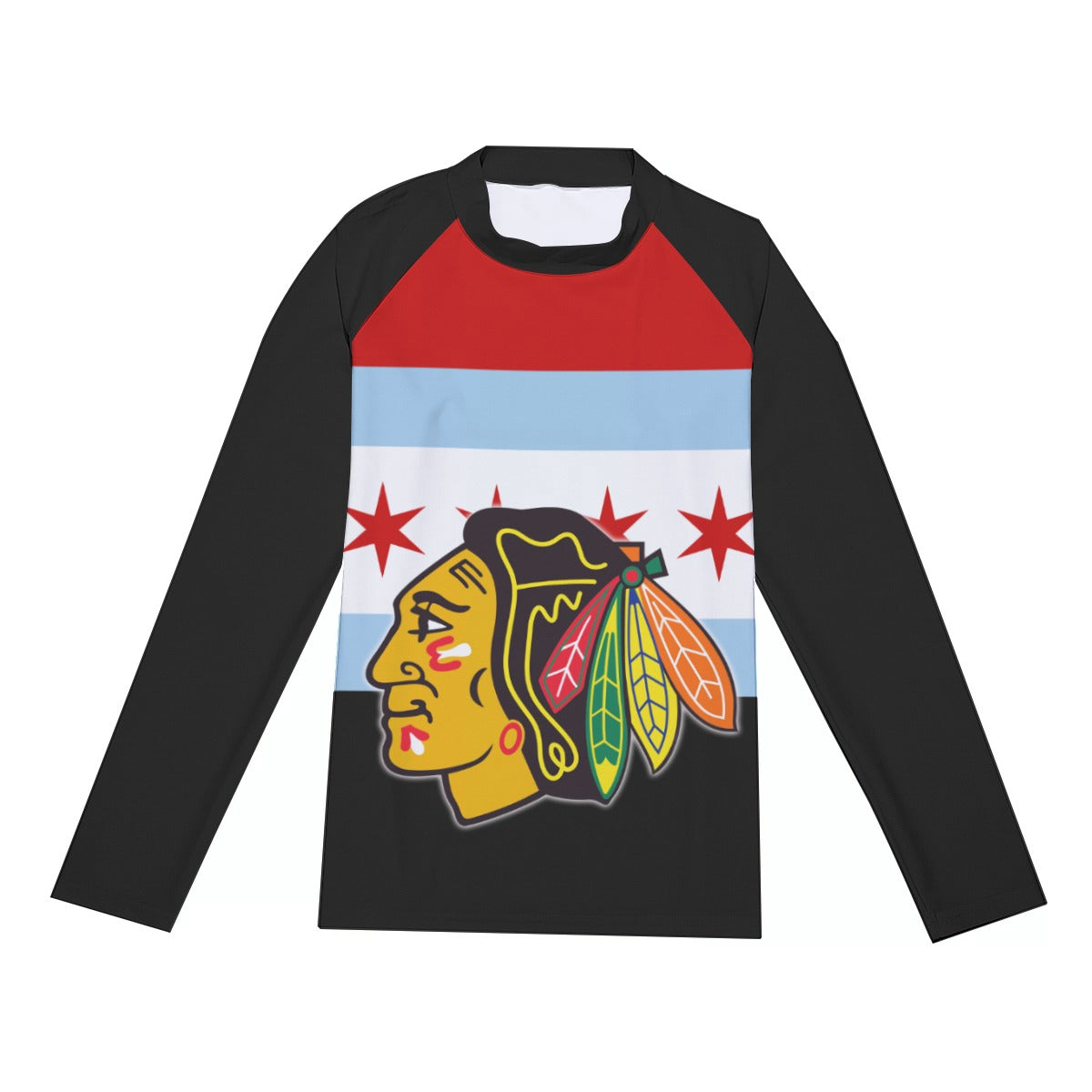 Wholesale All Over Ragland Long Sleeve