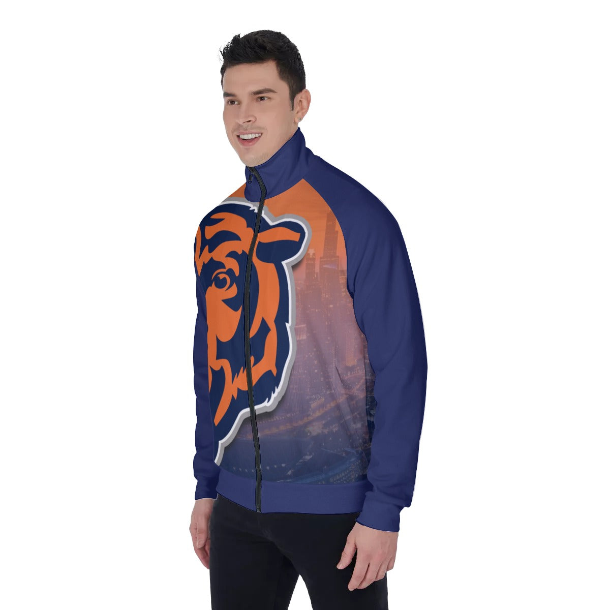 Wholesale All Over Track Jacket (Stand Up Collar)