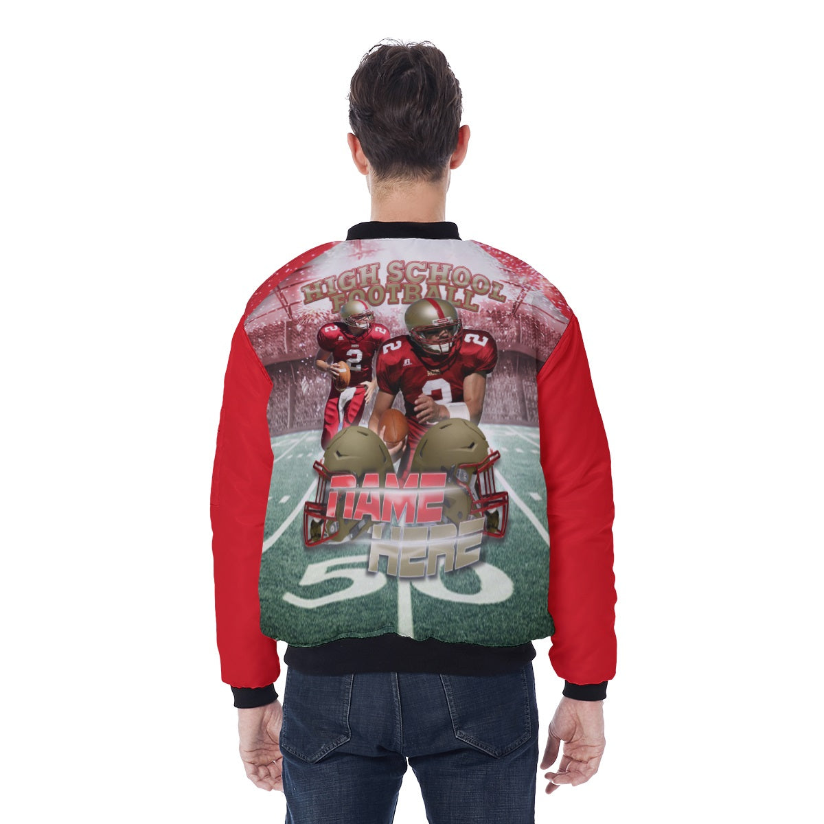 Wholesale All Over Bomber Jacket