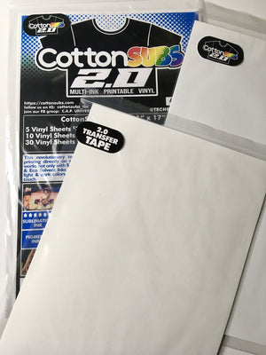 Open image in slideshow, CottonSubs2.0 Printable-Vinyl
