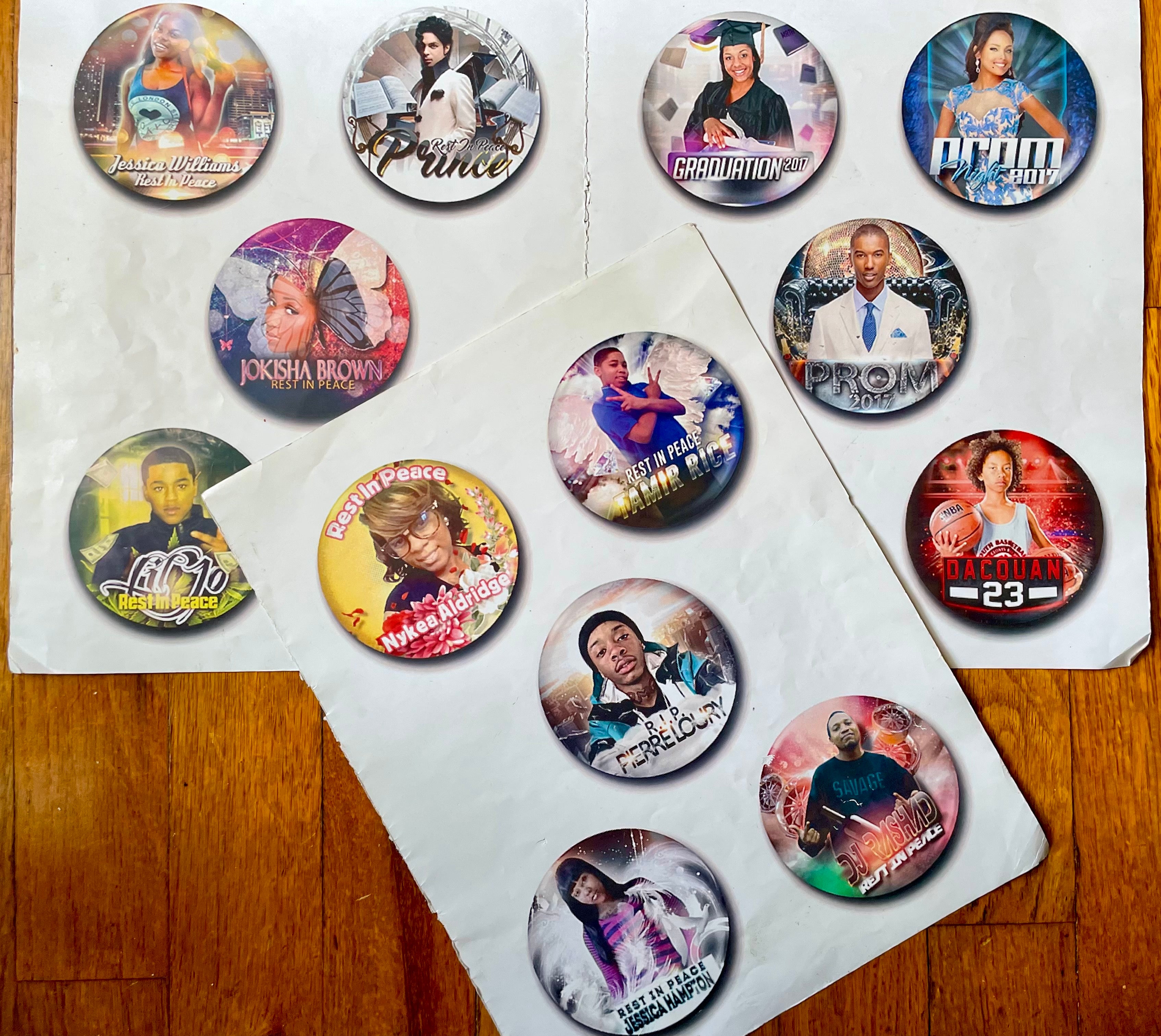 WHOLESALE 3 INCH BUTTONS