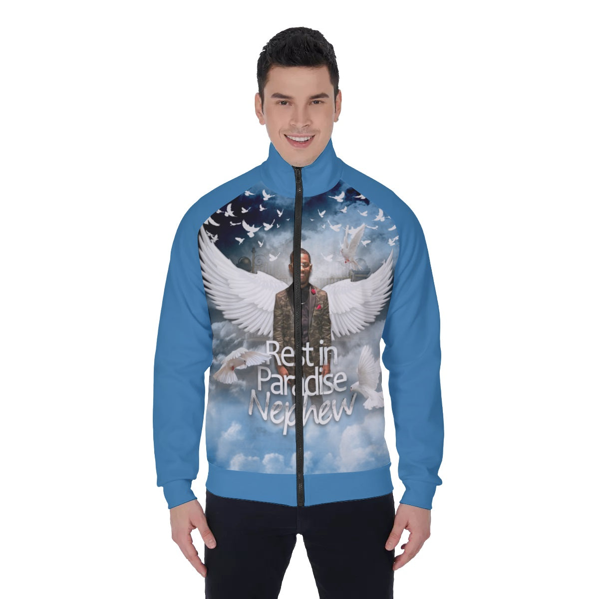 Wholesale All Over Track Jacket (Stand Up Collar)
