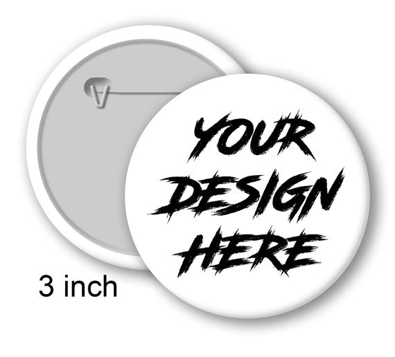 WHOLESALE 3 INCH BUTTONS