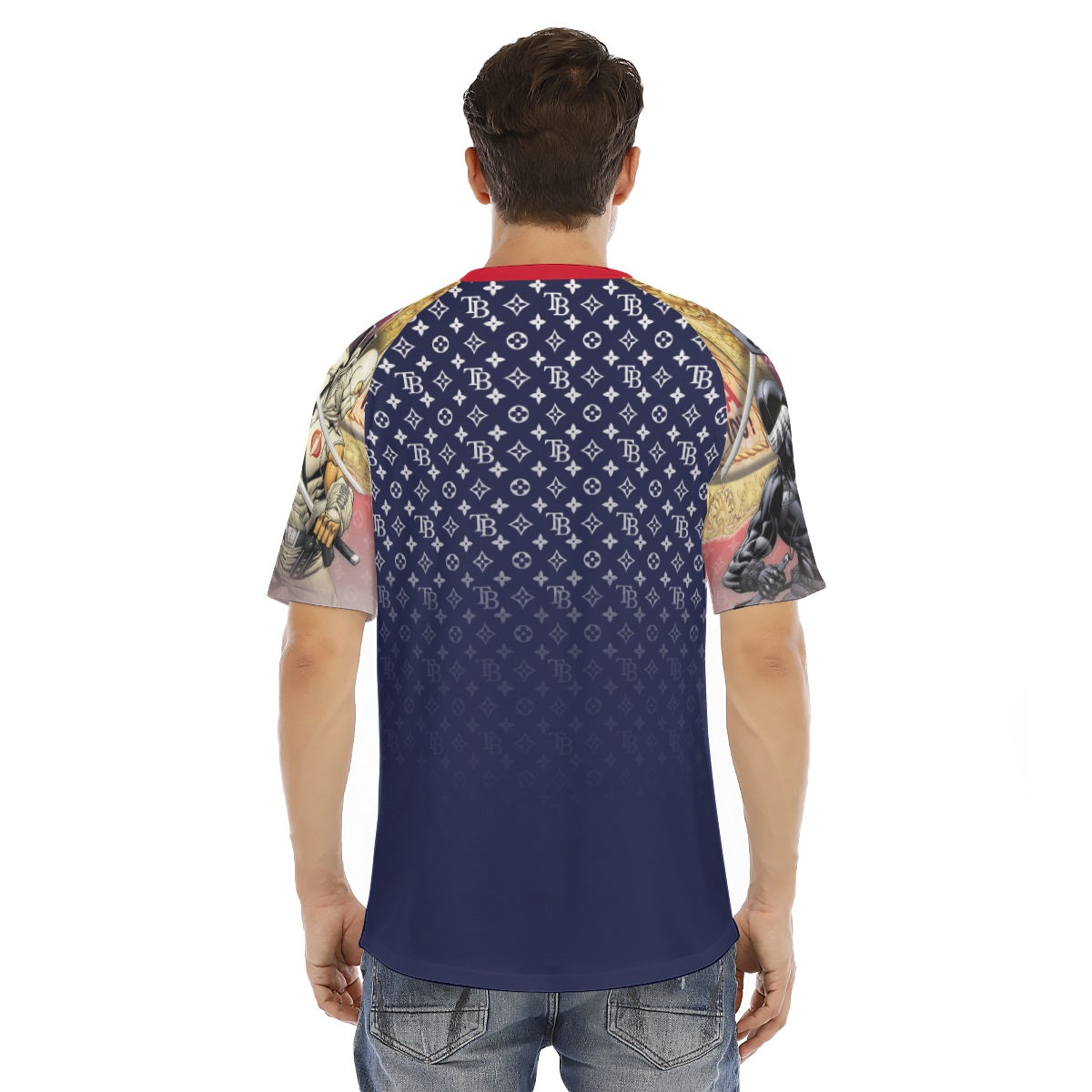 WHOLESALE All Over Ragland Short Sleeve