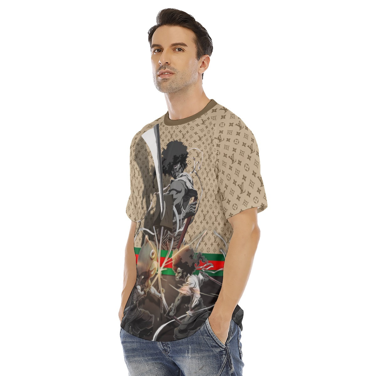WHOLESALE All Over Ragland Short Sleeve